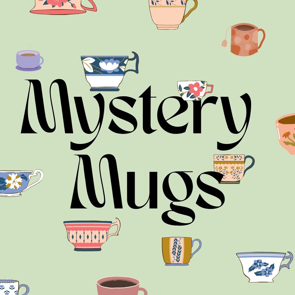 2x Mystery Mugs Coffee Mug Multicolor Surprise Cup Tea Cocoa Kitchen Gift